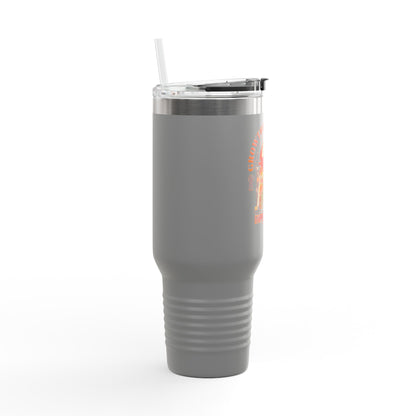 Grapple like a Girl Insulated Travel Mug - 40oz - Growth is Strength