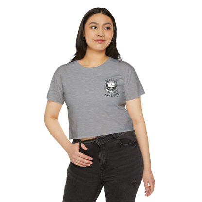 Grapple like a Girl Crop Top - Silly Goose Jiu Jitsu Club