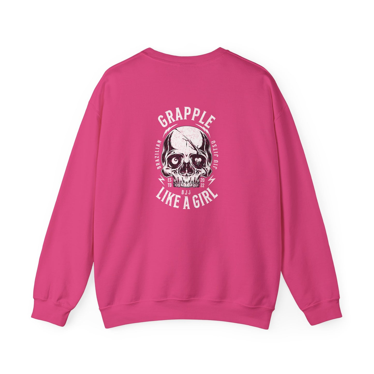 BJJ Grapple like a Girl Women's Crewneck Sweater - Sorry, can't. Jiu Jitsu, bye.