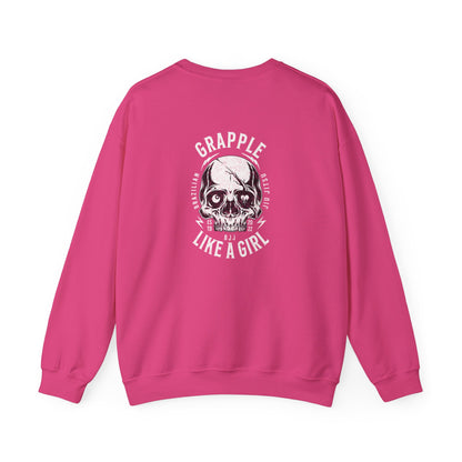 BJJ Grapple like a Girl Women's Crewneck Sweater - Sorry, can't. Jiu Jitsu, bye.