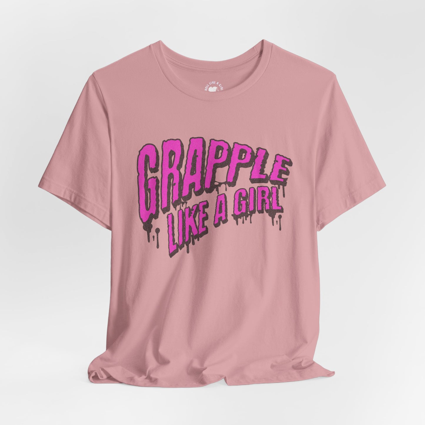 Women's Grapple like a Girl Slime Jiu Jitsu T-shirt