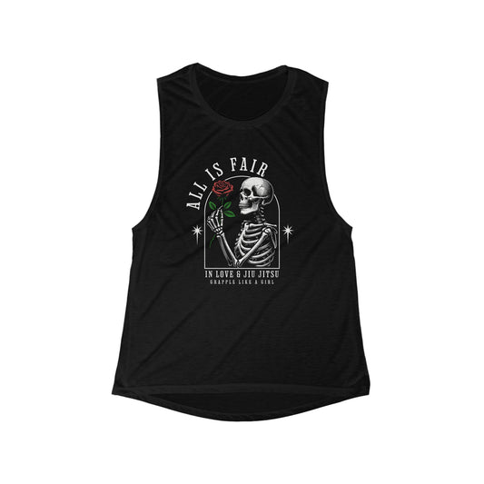 Grapple Like a Girl Muscle Tank - All is Fair in Love & BJJ