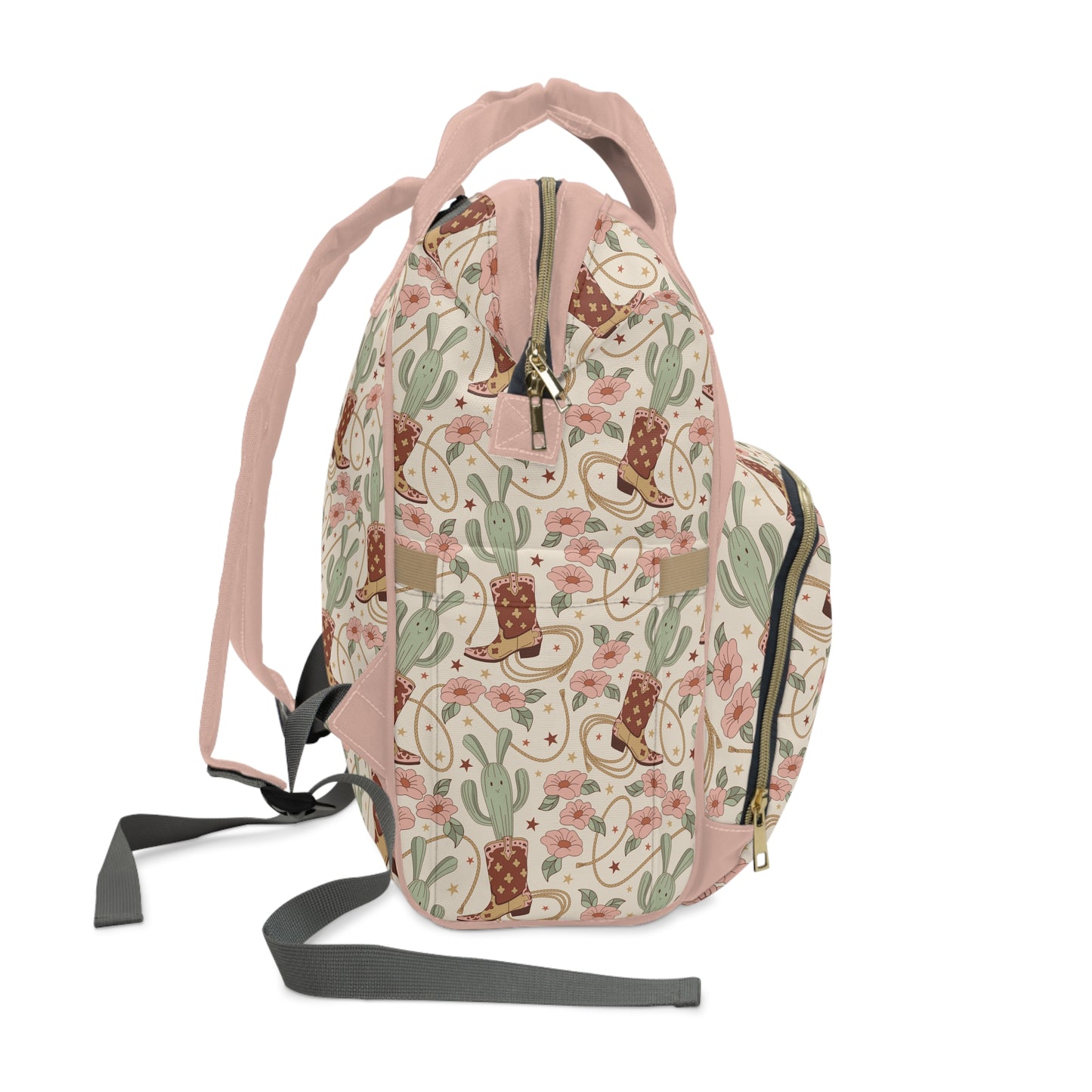 Women's Grapple like a Girl Jiu Jitsu Gear Backpack - Western Girly Design