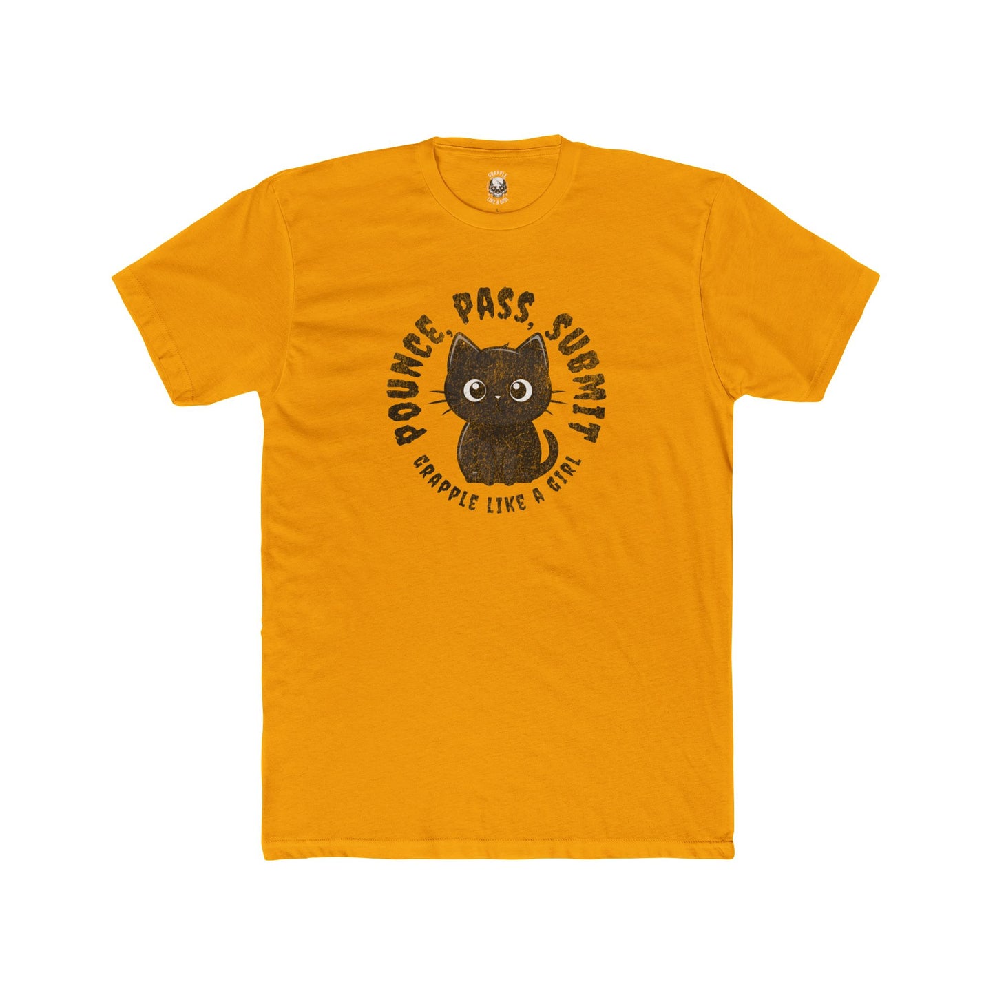 Grapple like a Girl Unisex Cotton Tee - Pounce, Pass, Submit *Limited Edition*