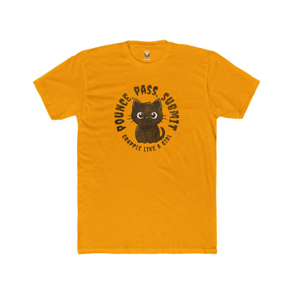 Grapple like a Girl Unisex Cotton Tee - Pounce, Pass, Submit *Limited Edition*
