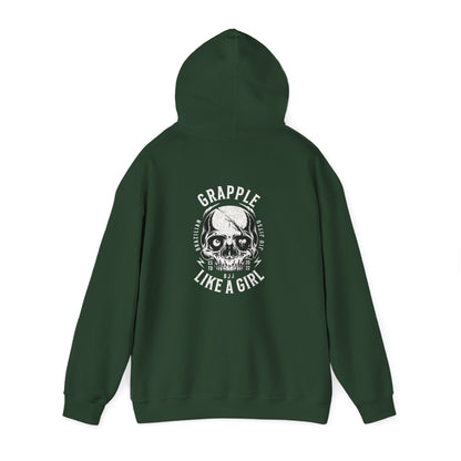 Grapple like a Girl BJJ Hoodie - Violent Little Thing/Skull Logo