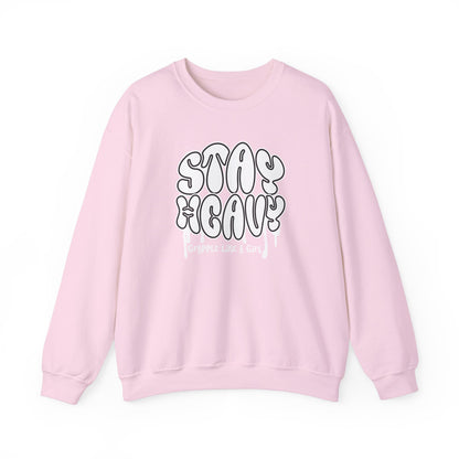 Grapple like a Girl BJJ Women's Crewneck Sweater - Stay Heavy