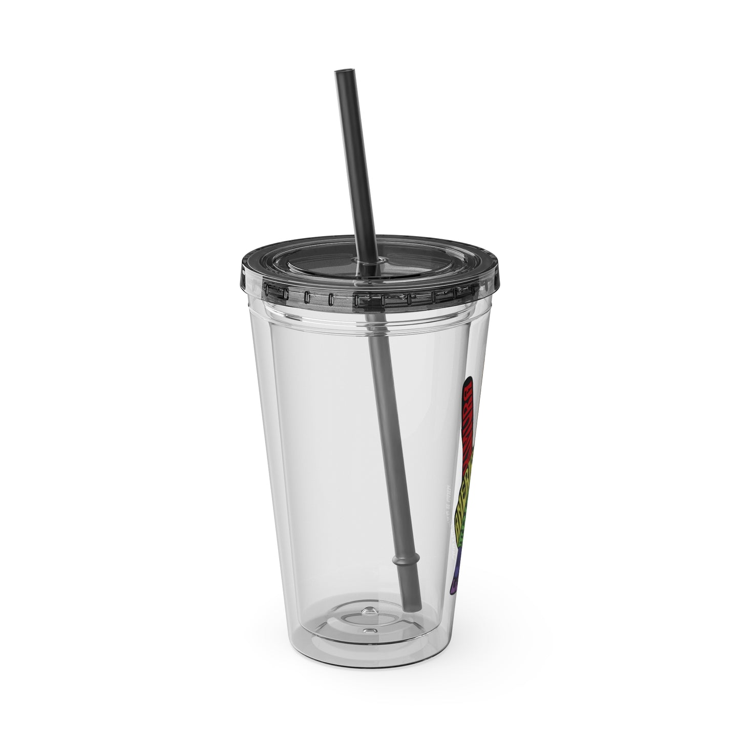 Submission Peace Sign BJJ Jiu Jitsu Acrylic Tumbler w/ Straw