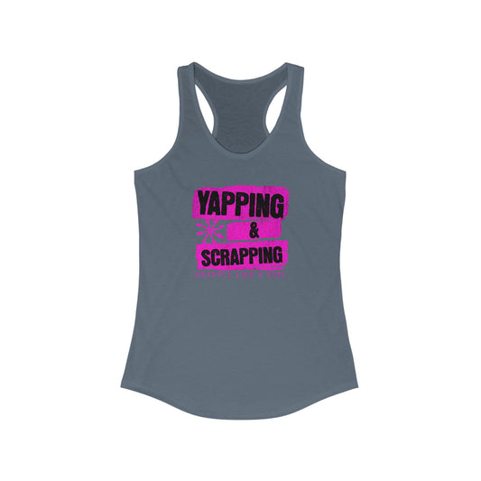Women's Grapple like a Girl Racerback Tank - Yapping & Scrapping