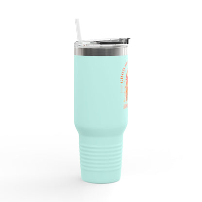 Grapple like a Girl Insulated Travel Mug - 40oz - Growth is Strength