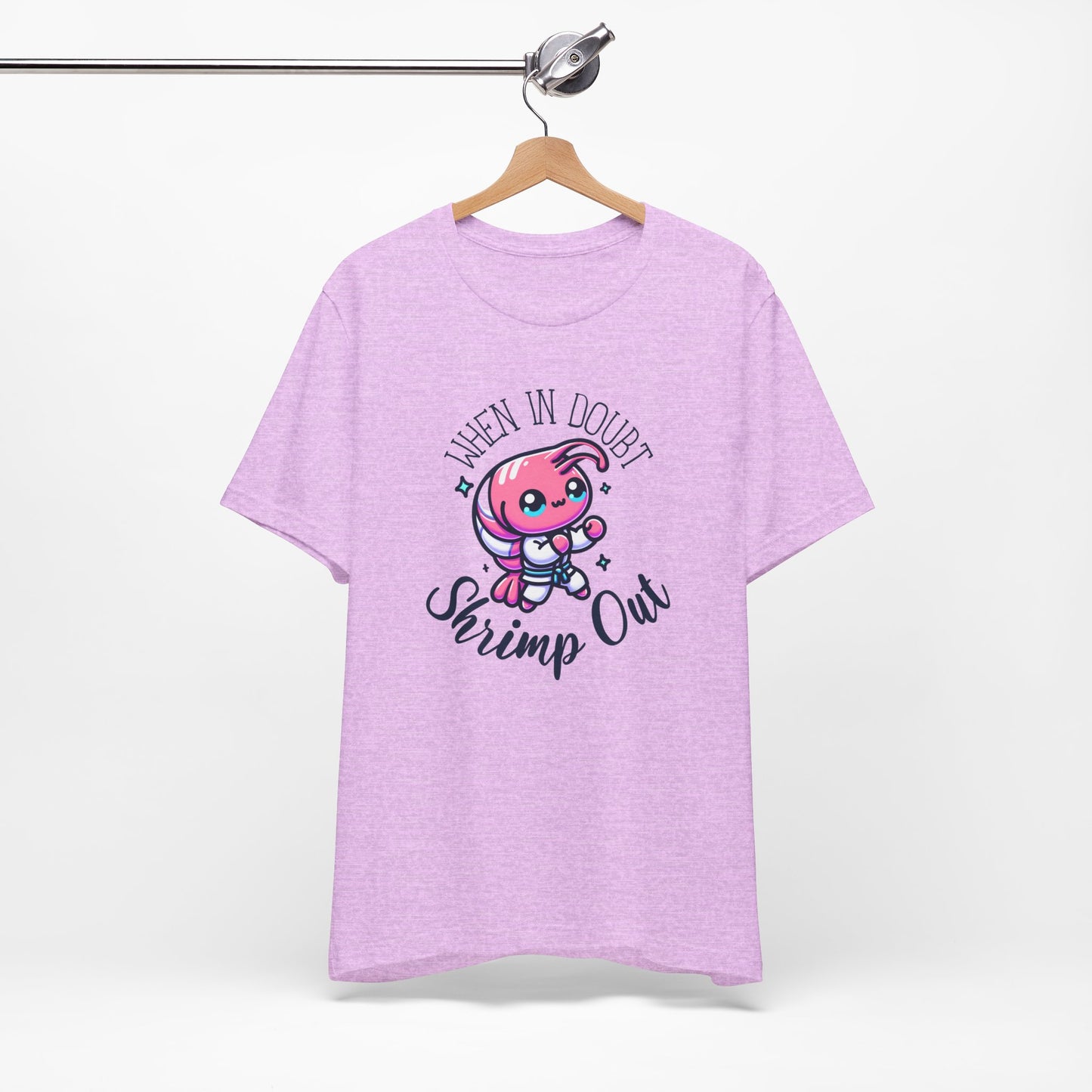 Jiu Jitsu When in Doubt Shrimp Out Female BJJ T-Shirt