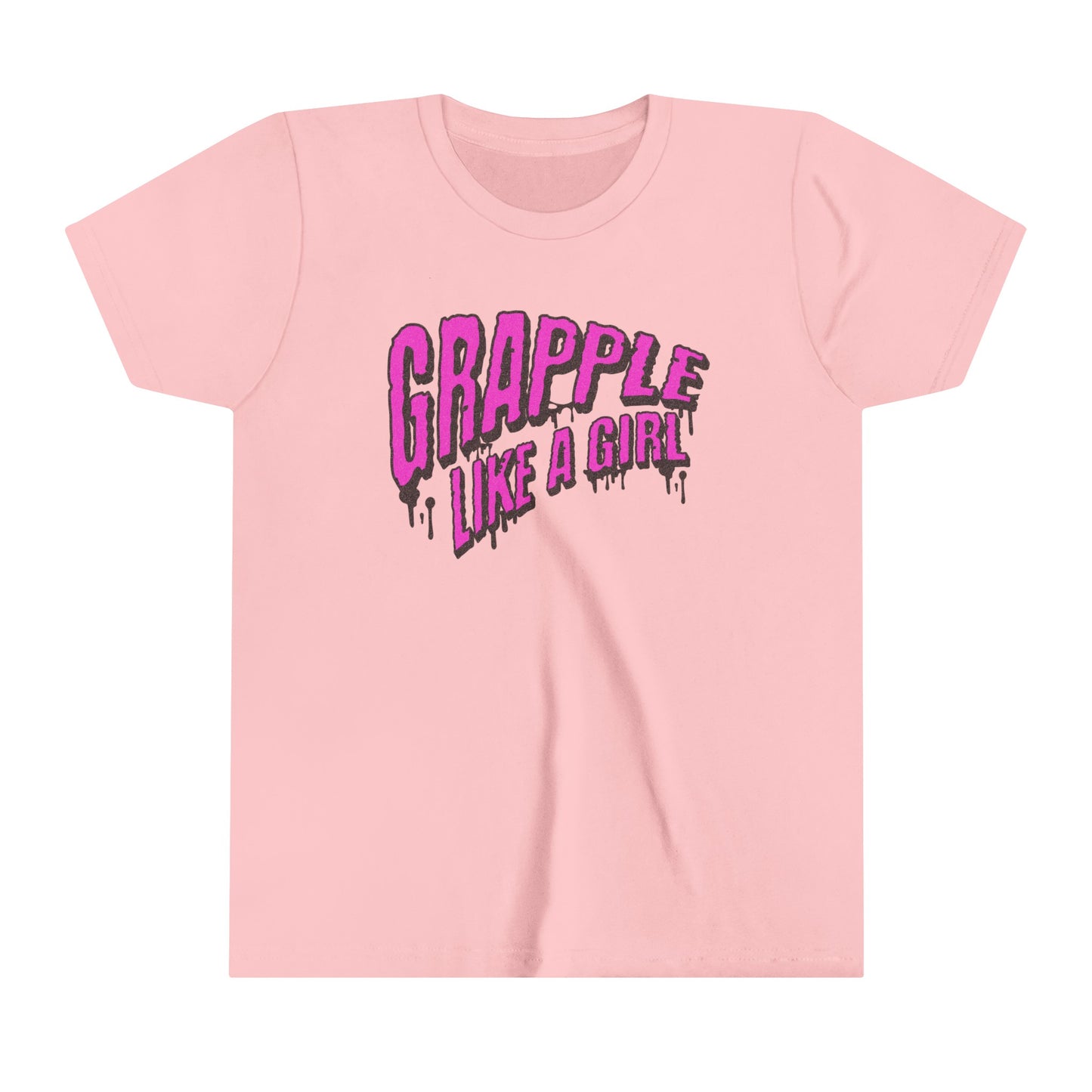 Grapple like a Girl Slime Youth Short Sleeve Tee