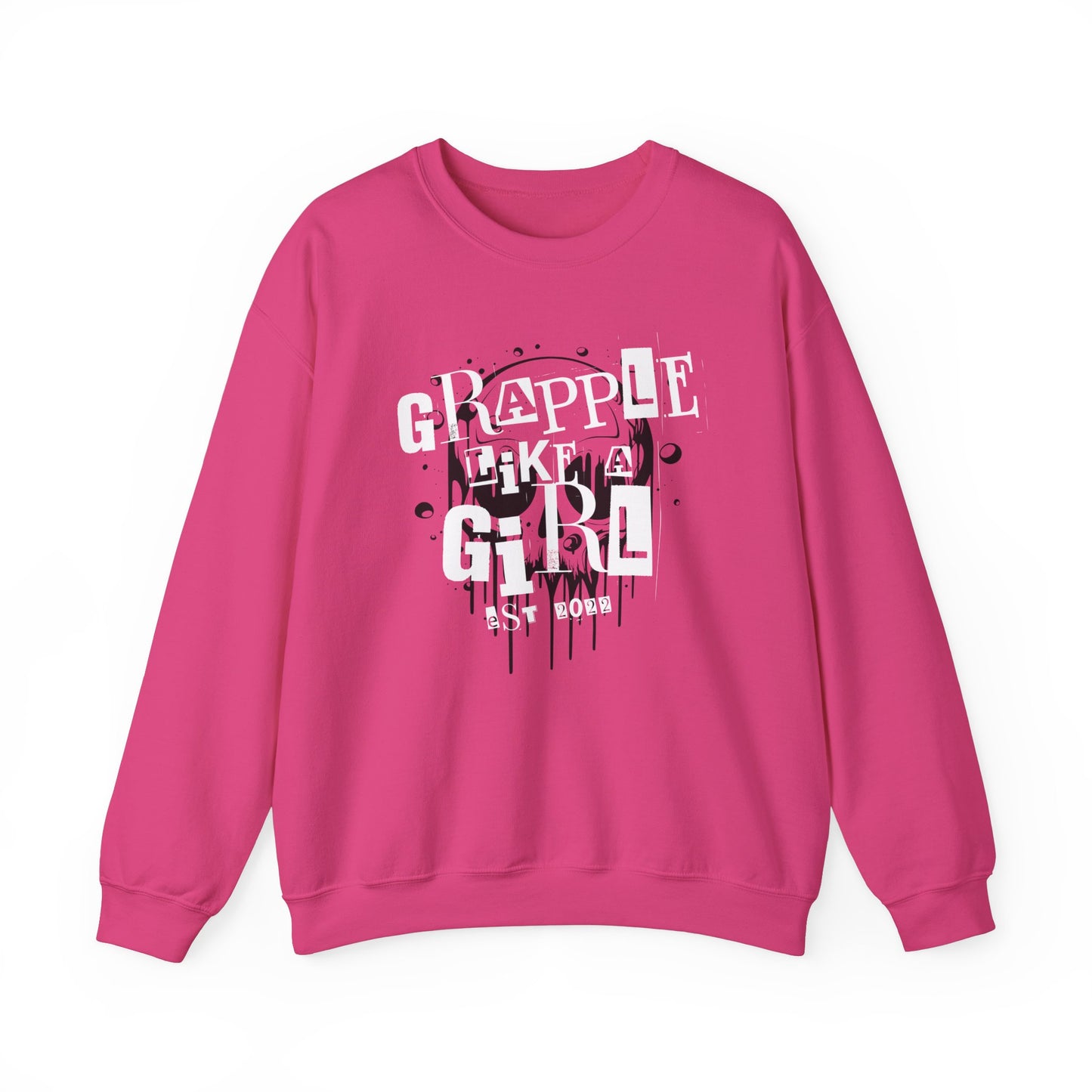 Women's BJJ Grapple Like a Girl Crewneck Sweater