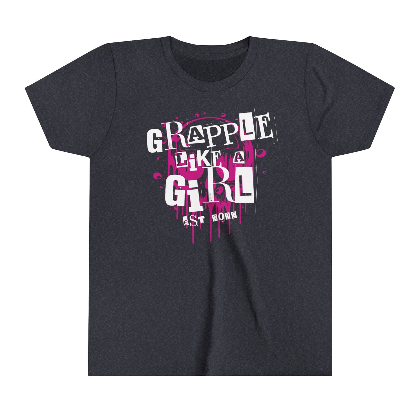 BJJ Youth Girls Short Sleeve Tee Grapple Like a Girl