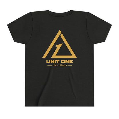 Custom Unisex Unit One T-Shirt - Youth, Gold Logo