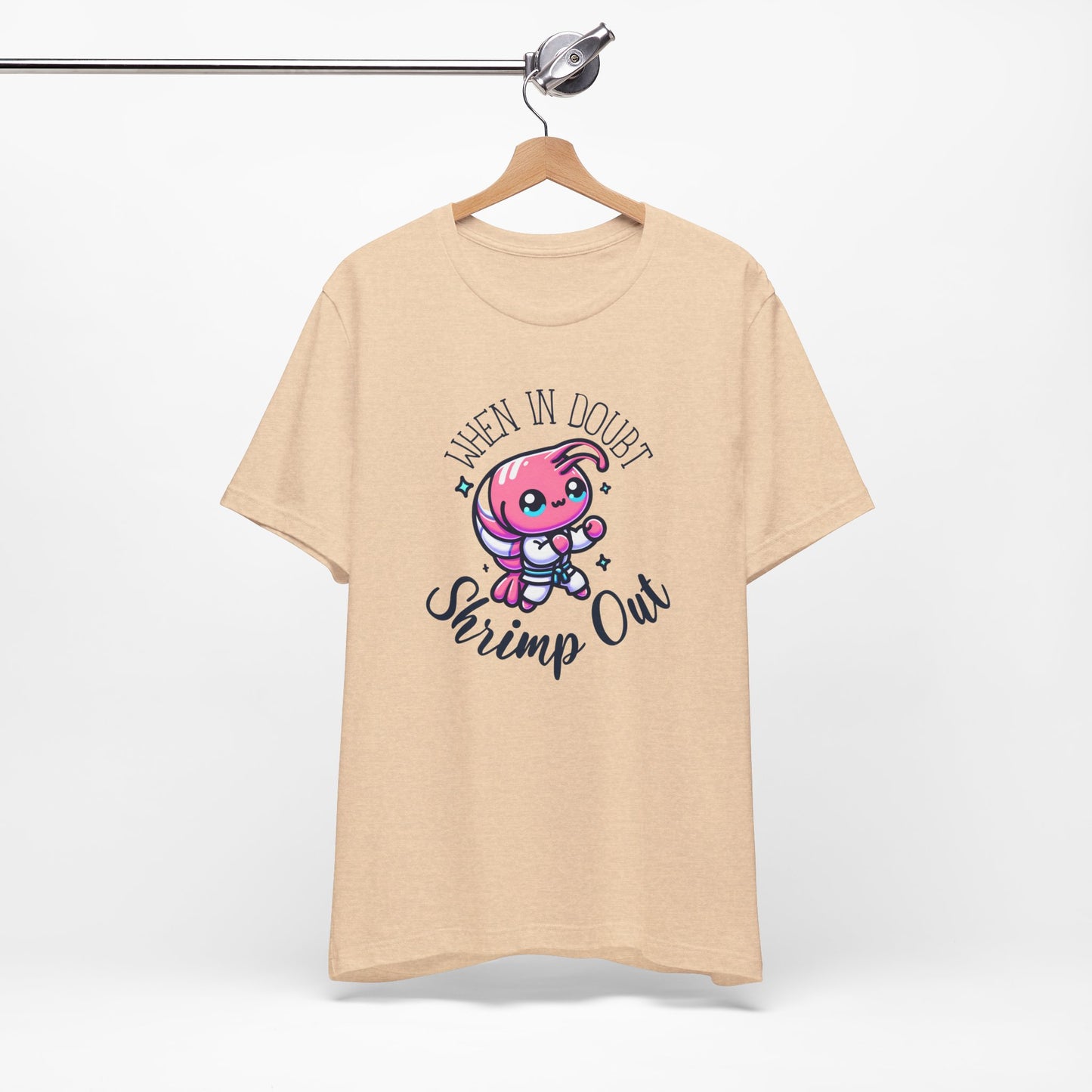 Jiu Jitsu When in Doubt Shrimp Out Female BJJ T-Shirt