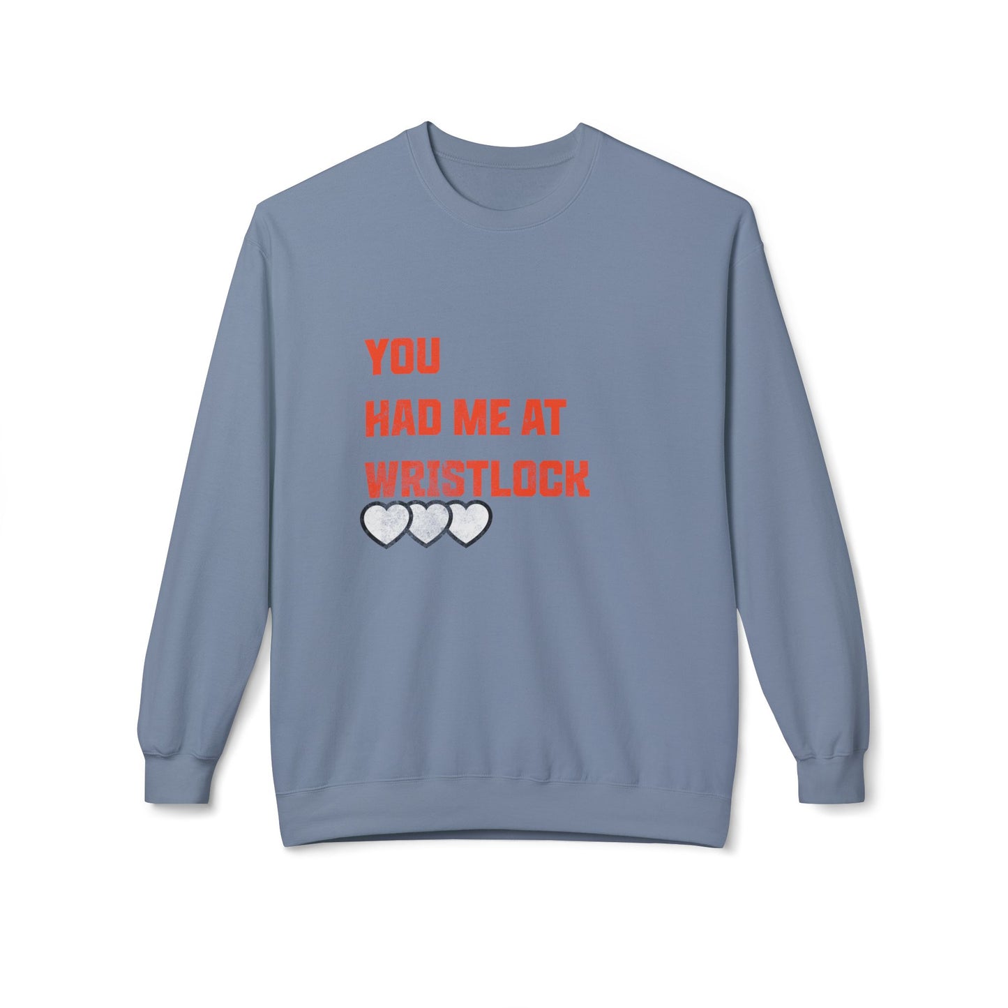 Grapple Like a Girl Crewneck Sweater - You Had me at Wristlock