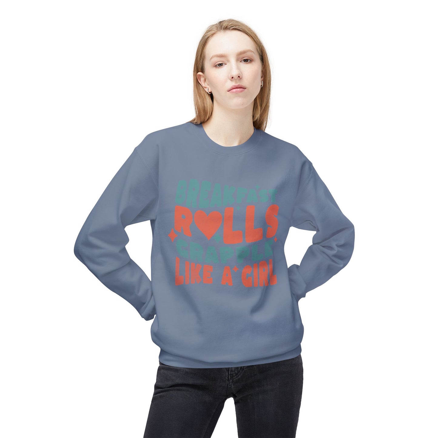 Grapple like a Girl Breakfast Rolls Sweatshirt