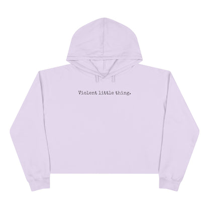 Grapple like a Girl Cropped Hoodie - Violent little thing
