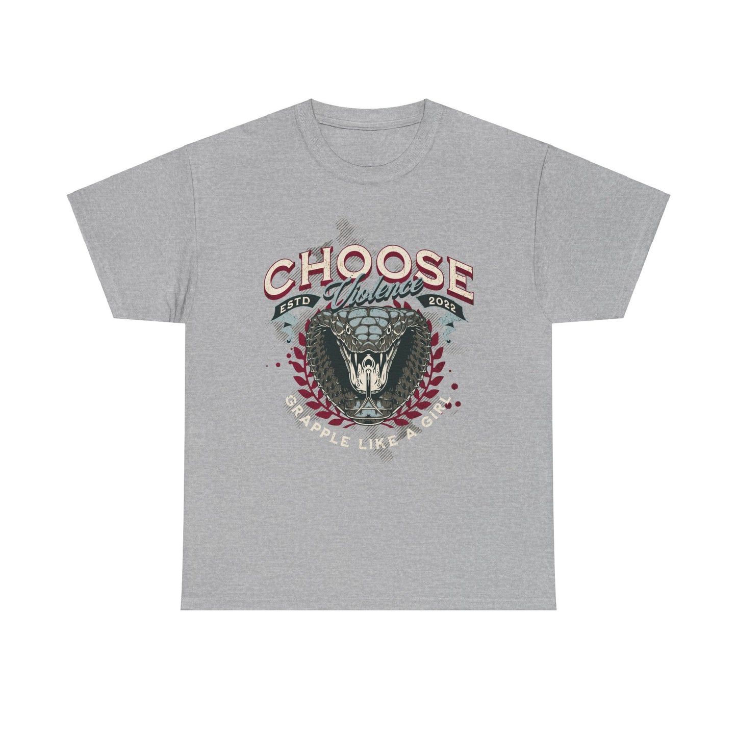 Women's Jiu Jitsu T-Shirt - Choose Violence Cobra