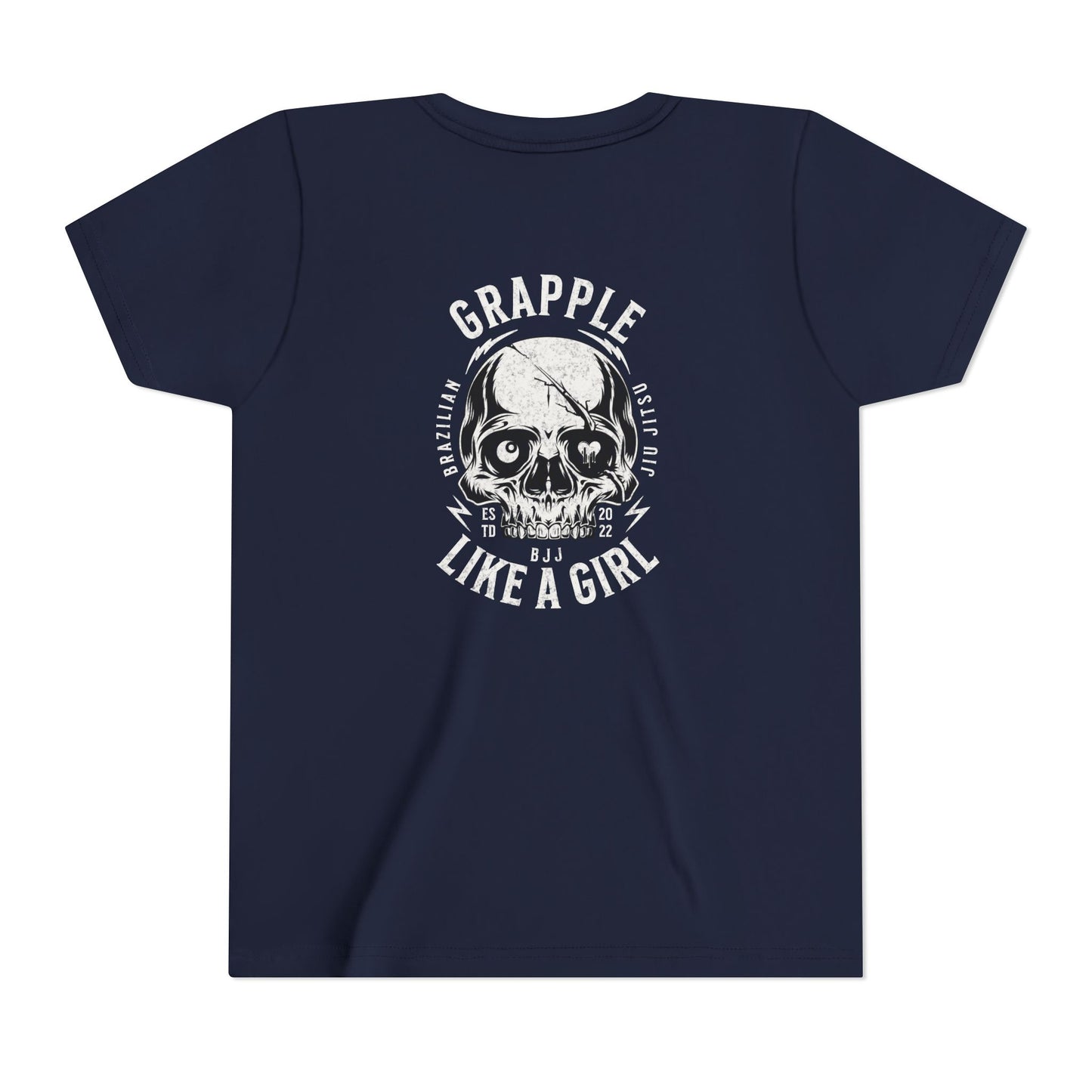 Grapple like a Girl Youth Short Sleeve Tee - Violent little thing