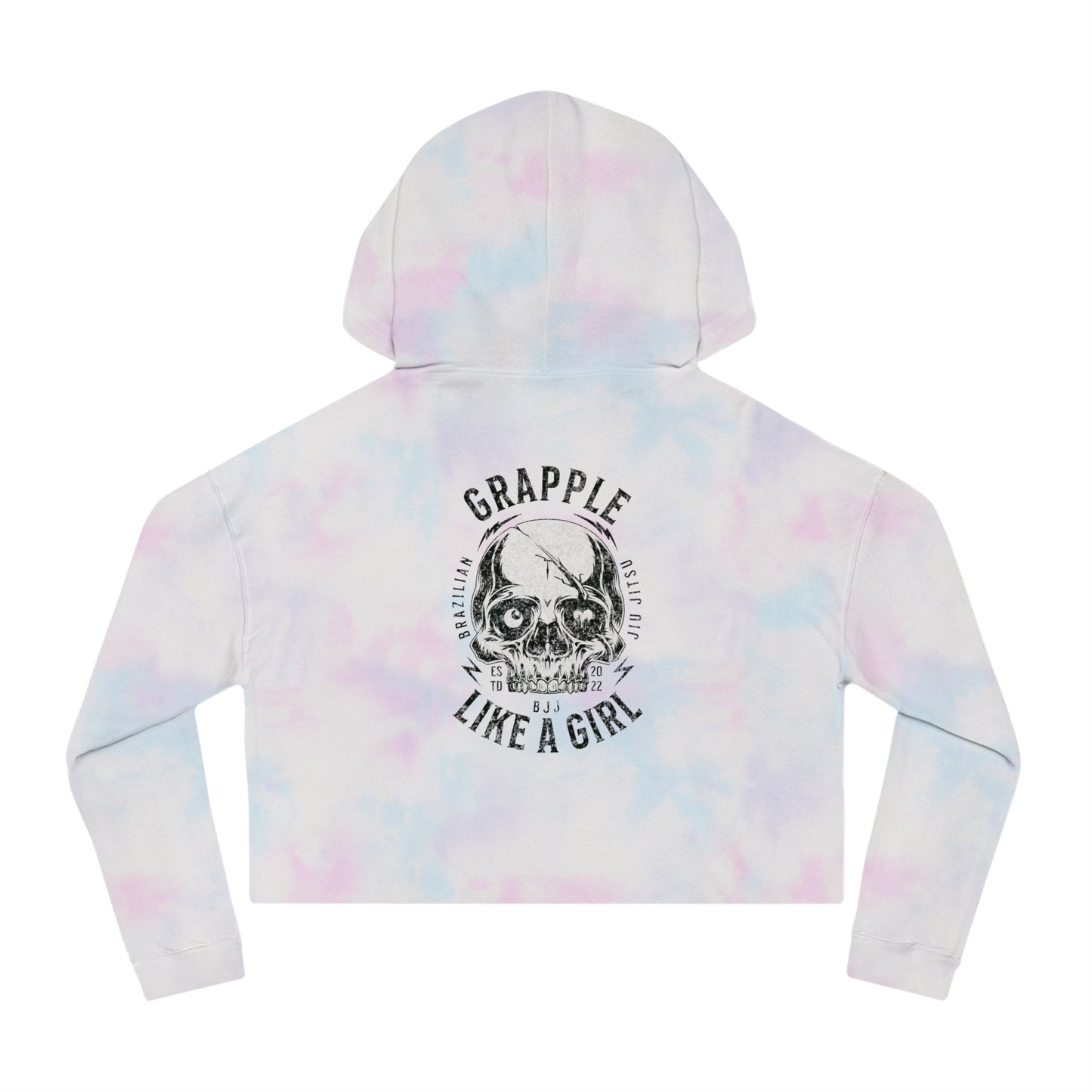 Grapple like a Girl Cropped Hoodie - Violent little thing