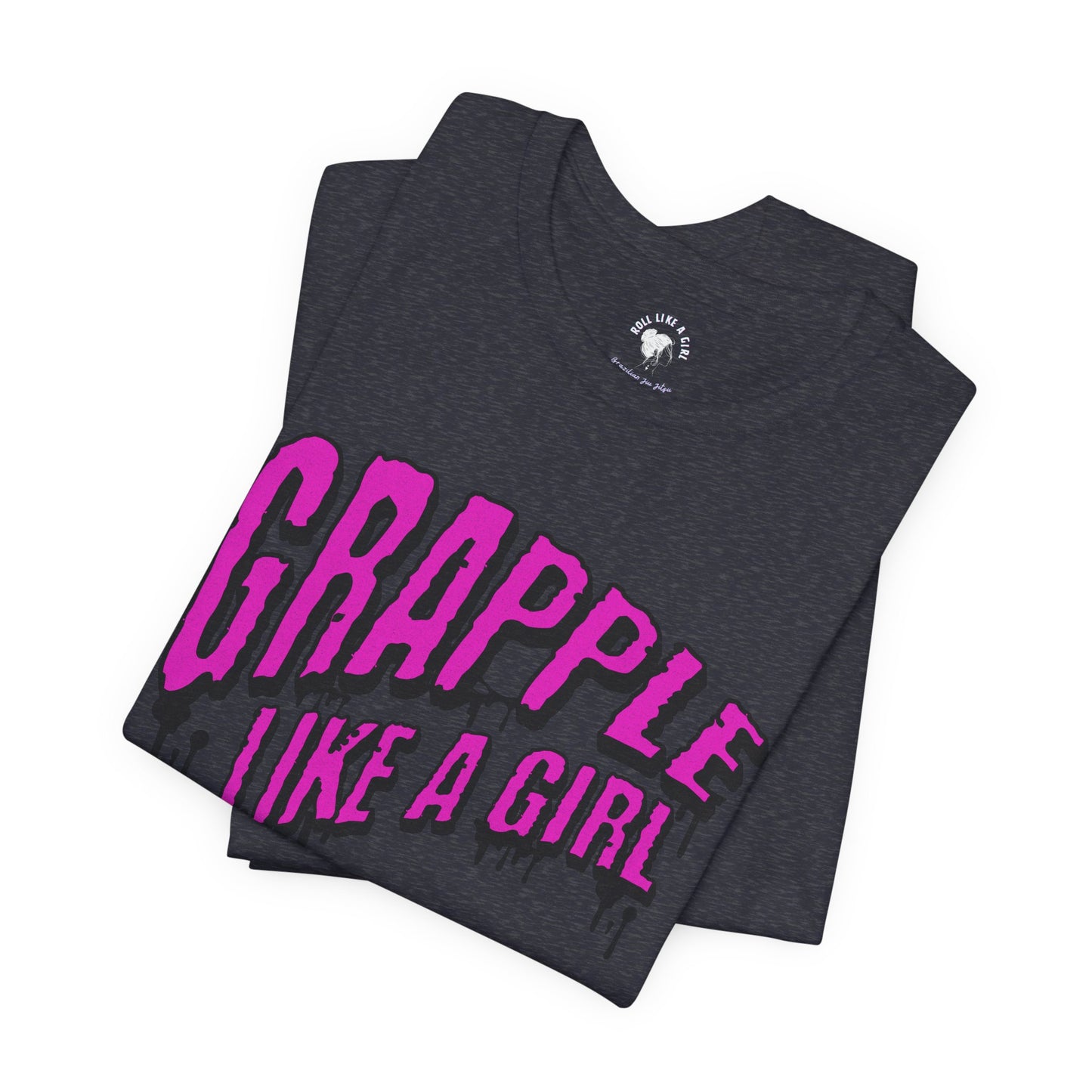 Women's Grapple like a Girl Slime Jiu Jitsu T-shirt