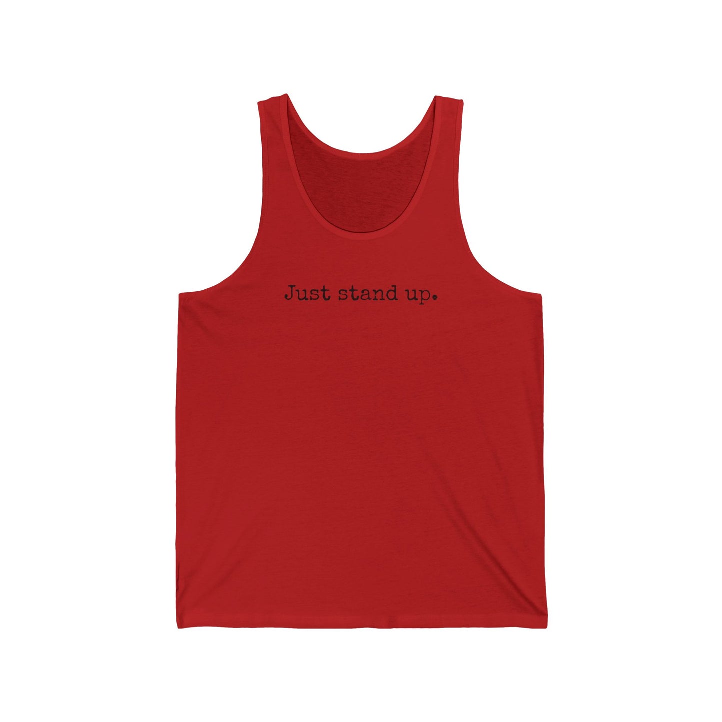 Grapple like a Girl Unisex Fit Jersey Tank - Just Stand Up.