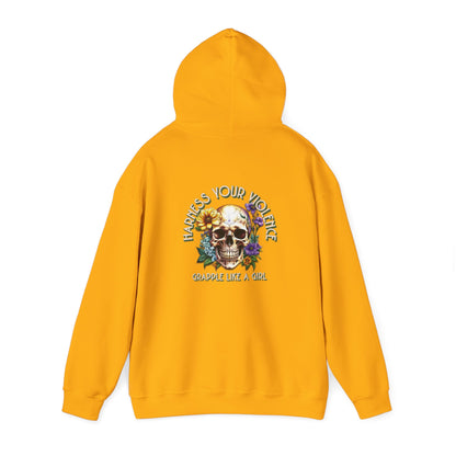 Grapple like a Girl BJJ Hoodie - Violent Little Thing/Harness Your Violence