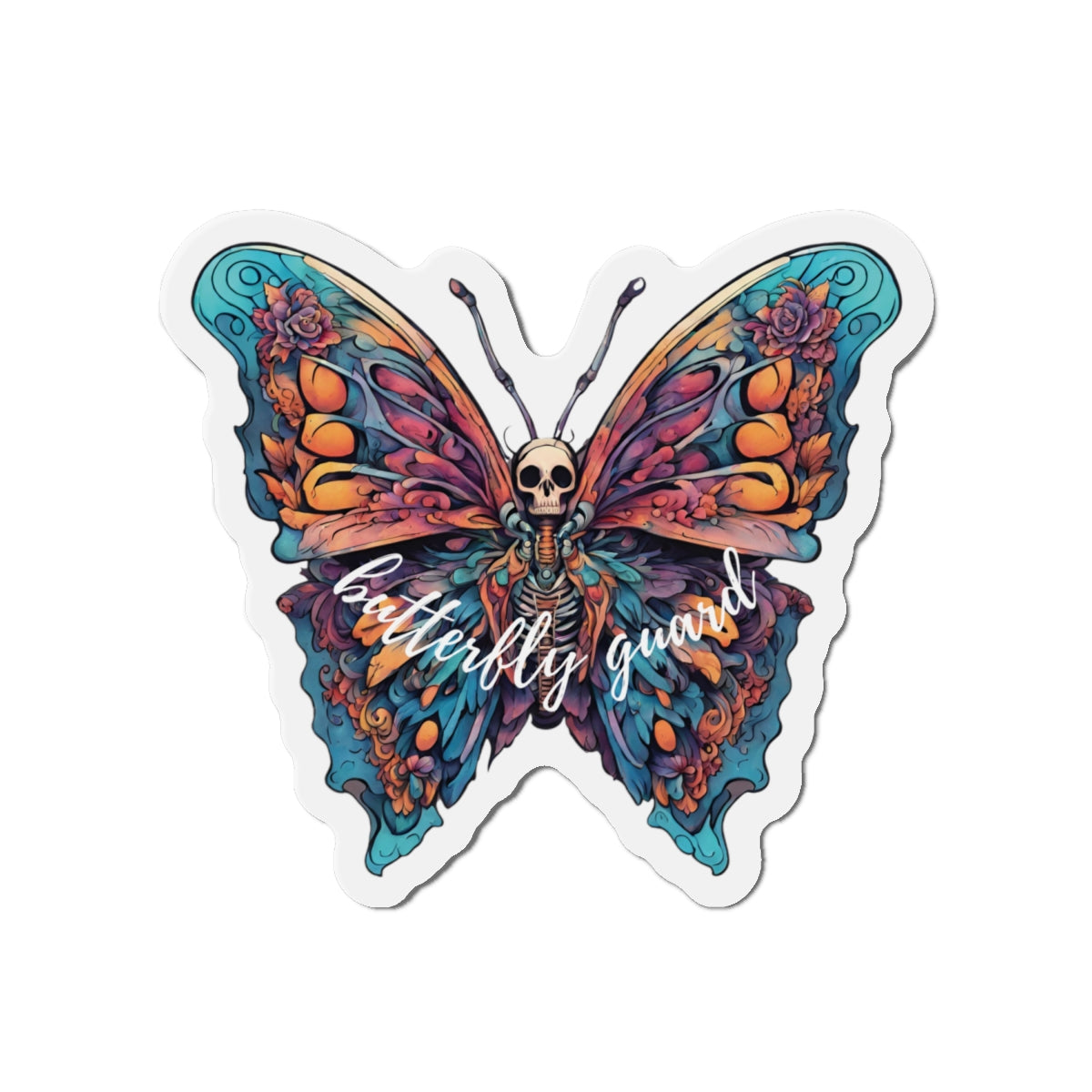 Butterfly Guard Die Cut Magnet