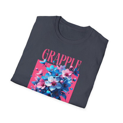 Women's Jiu Jitsu Grapple like a Girl BJJ Unisex Softstyle T-Shirt - Blossoms