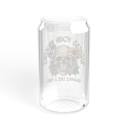 Women's BJJ Harness Your Violence Glass Cup