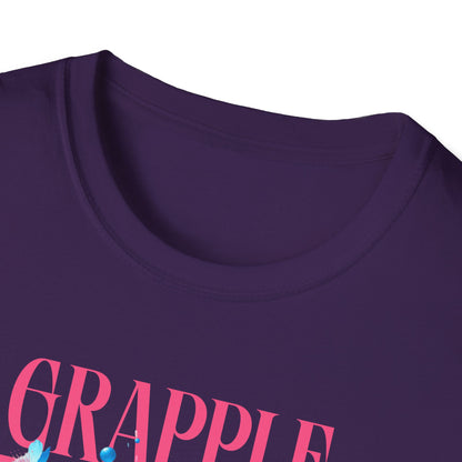Women's Jiu Jitsu Grapple like a Girl BJJ Unisex Softstyle T-Shirt - Blossoms