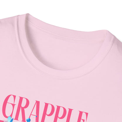 Women's Jiu Jitsu Grapple like a Girl BJJ Unisex Softstyle T-Shirt - Blossoms