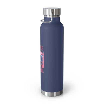 Grapple like a Girl Water Bottle 22oz - Cherry Blossoms