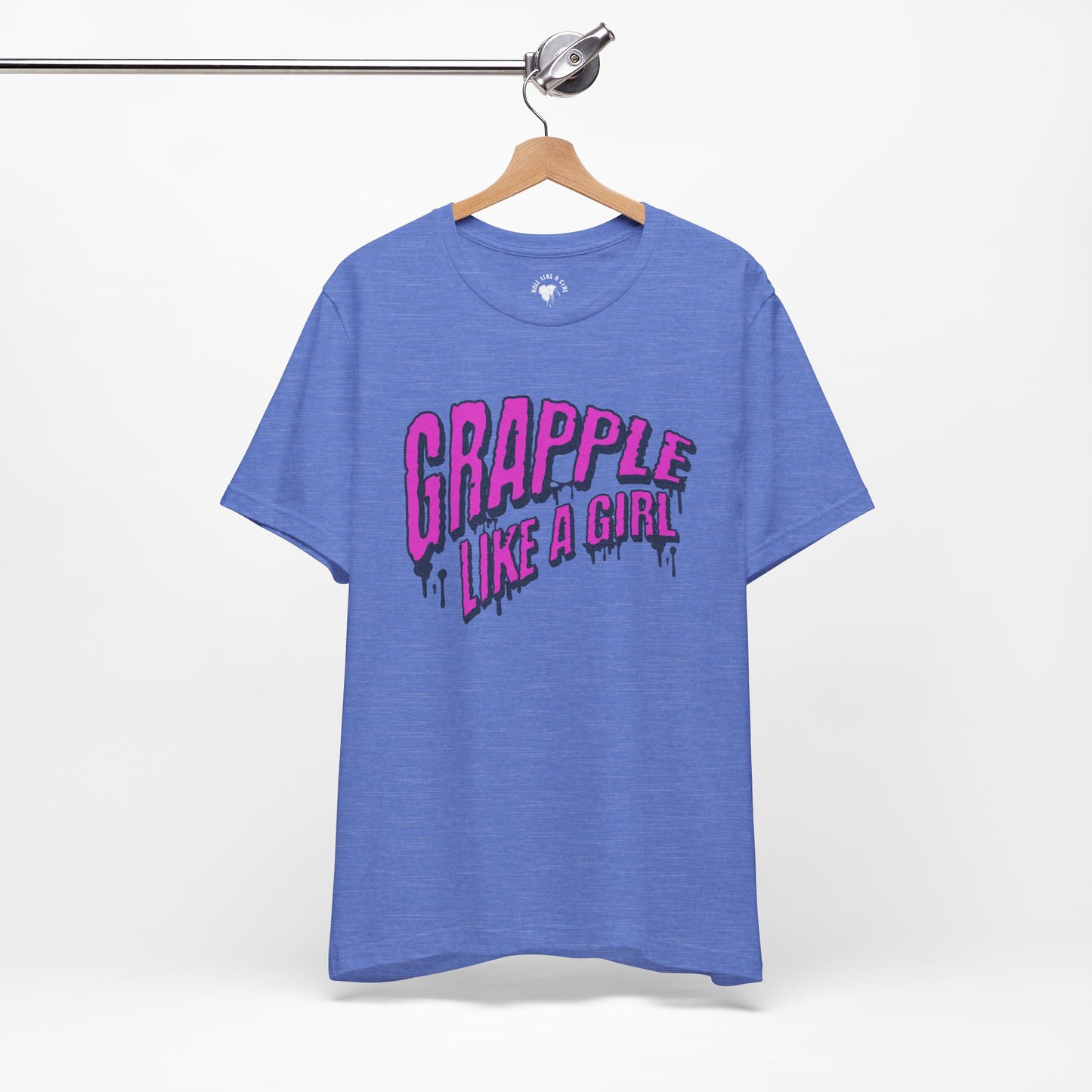 Women's Grapple like a Girl Slime Jiu Jitsu T-shirt