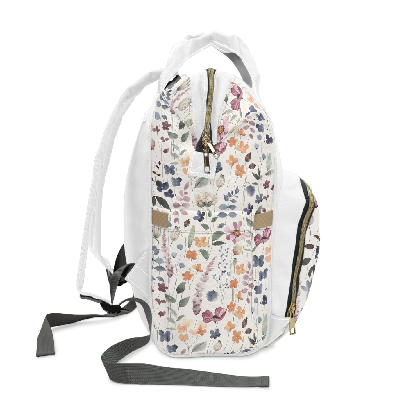 Women's Grapple like a Girl Jiu Jitsu Gear Backpack - White Floral