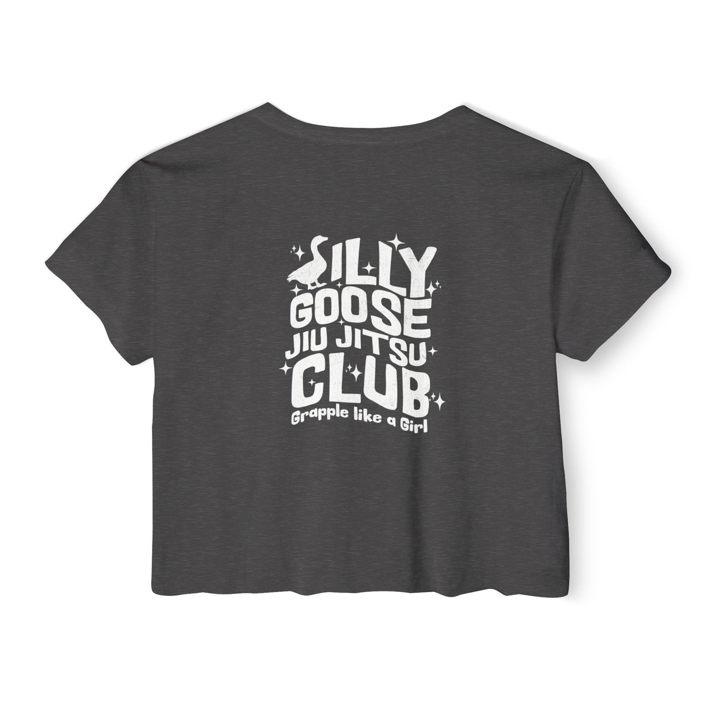 Grapple like a Girl Crop Top - Silly Goose Jiu Jitsu Club