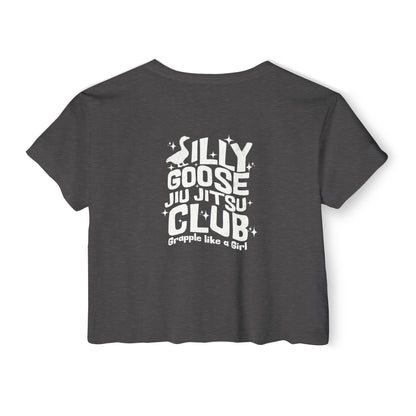 Grapple like a Girl Crop Top - Silly Goose Jiu Jitsu Club