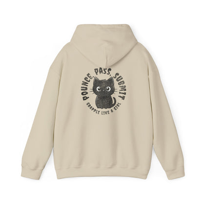 Women's BJJ Hoodie - Grapple Like a Girl, Pounce, Pass, Submit *Limited Edition*