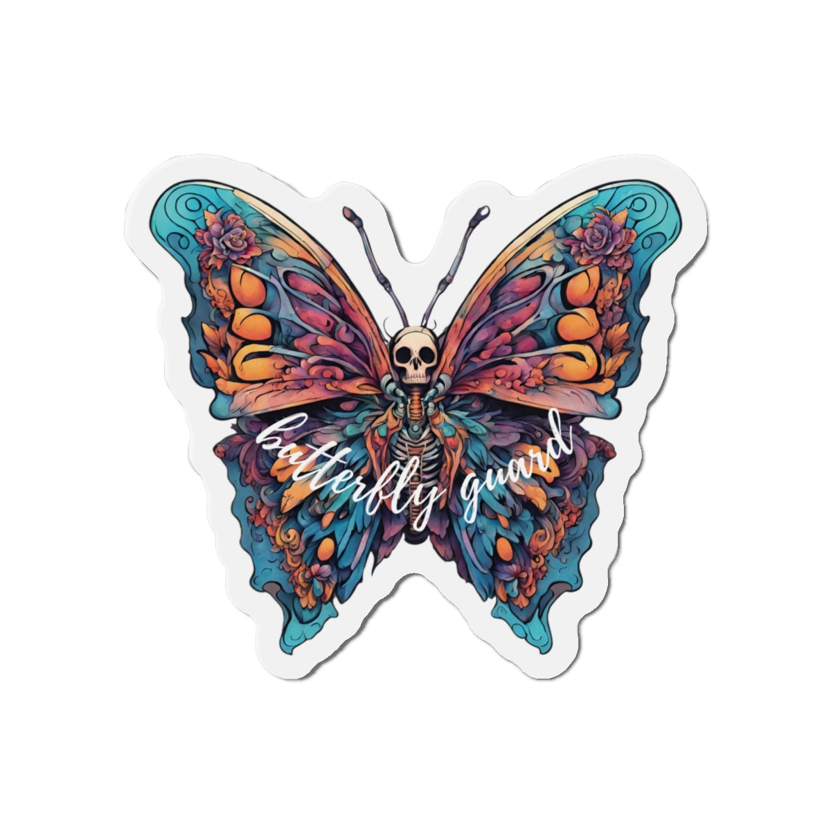 Butterfly Guard Die Cut Magnet