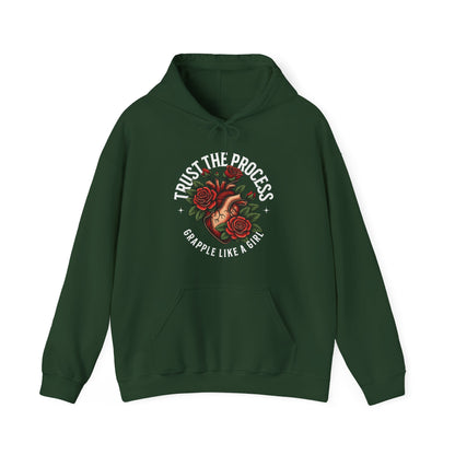 Women's Grapple like a Girl BJJ Hoodie - Trust the Process