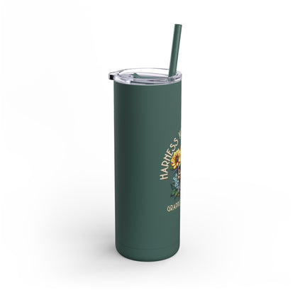 Harness Your Violence Skinny Matte Tumblers, 20oz