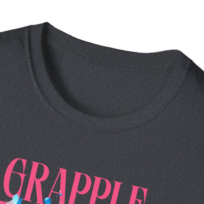 Women's Jiu Jitsu Grapple like a Girl BJJ Unisex Softstyle T-Shirt - Blossoms