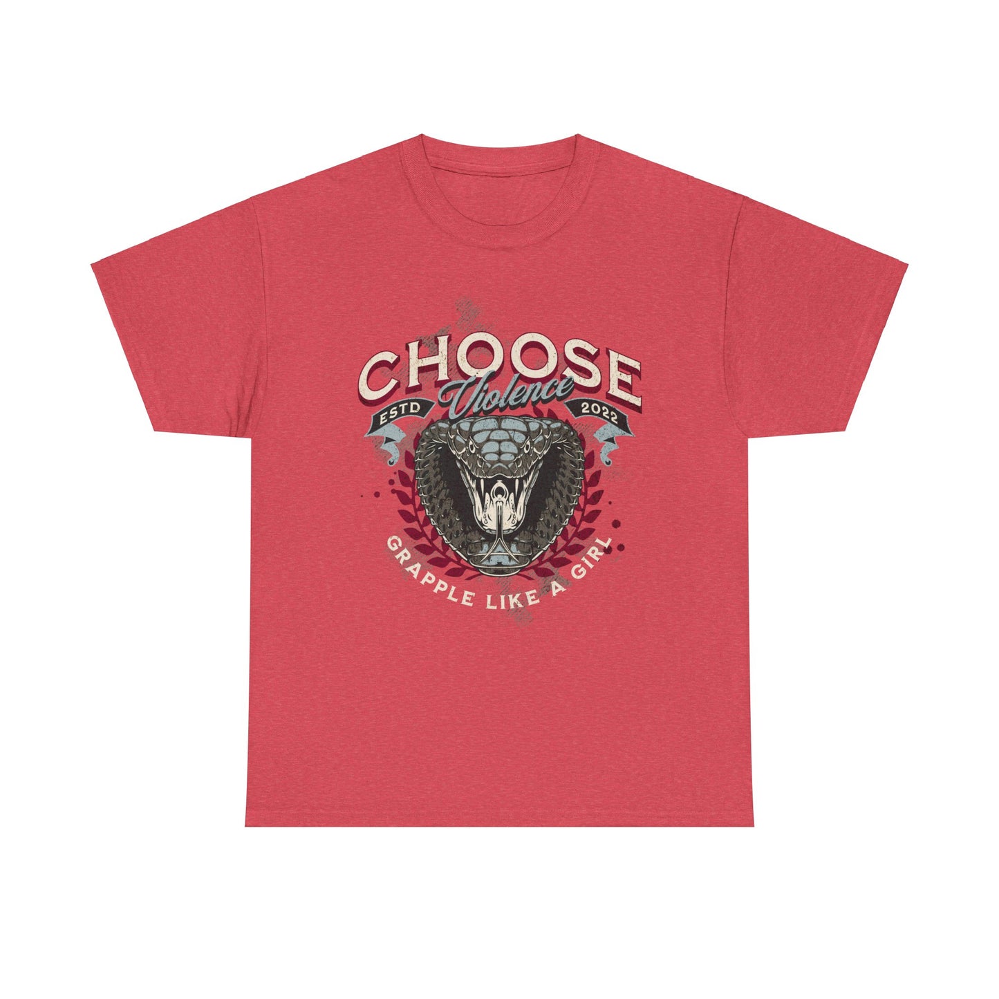 Women's Jiu Jitsu T-Shirt - Choose Violence Cobra