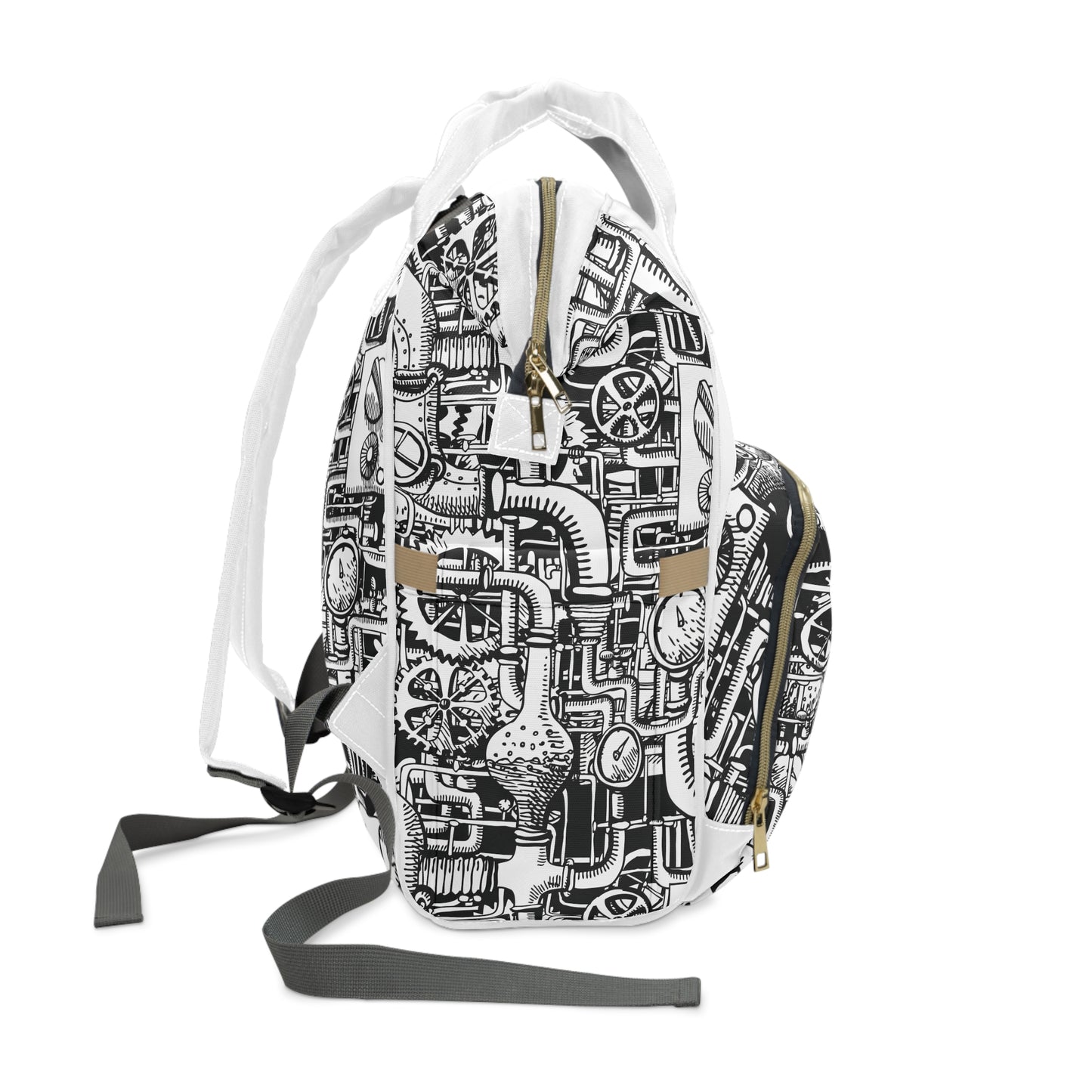 Grapple like a Girl Jiu Jitsu Gear Backpack - Steampunk