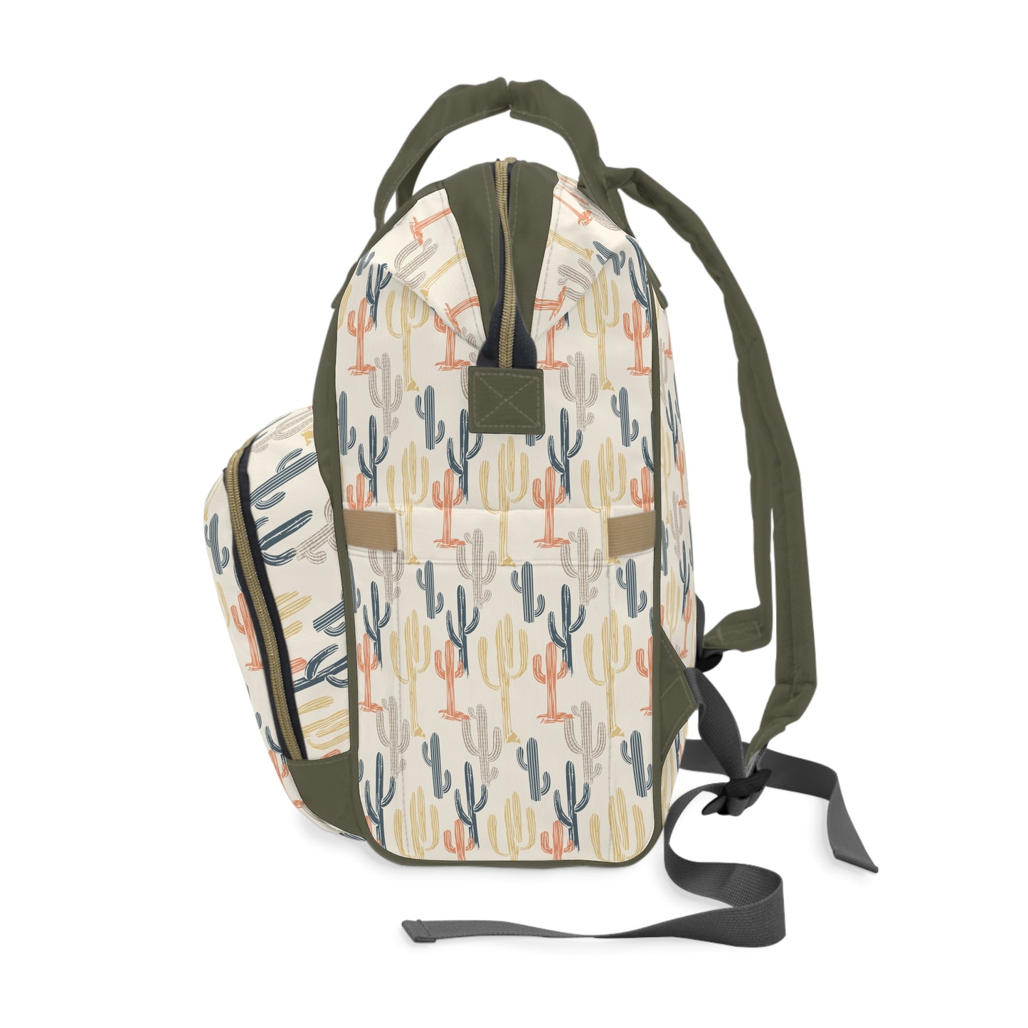 Women's Grapple like a Girl Jiu Jitsu Gear Backpack - Rise like they feared you would, Cactus