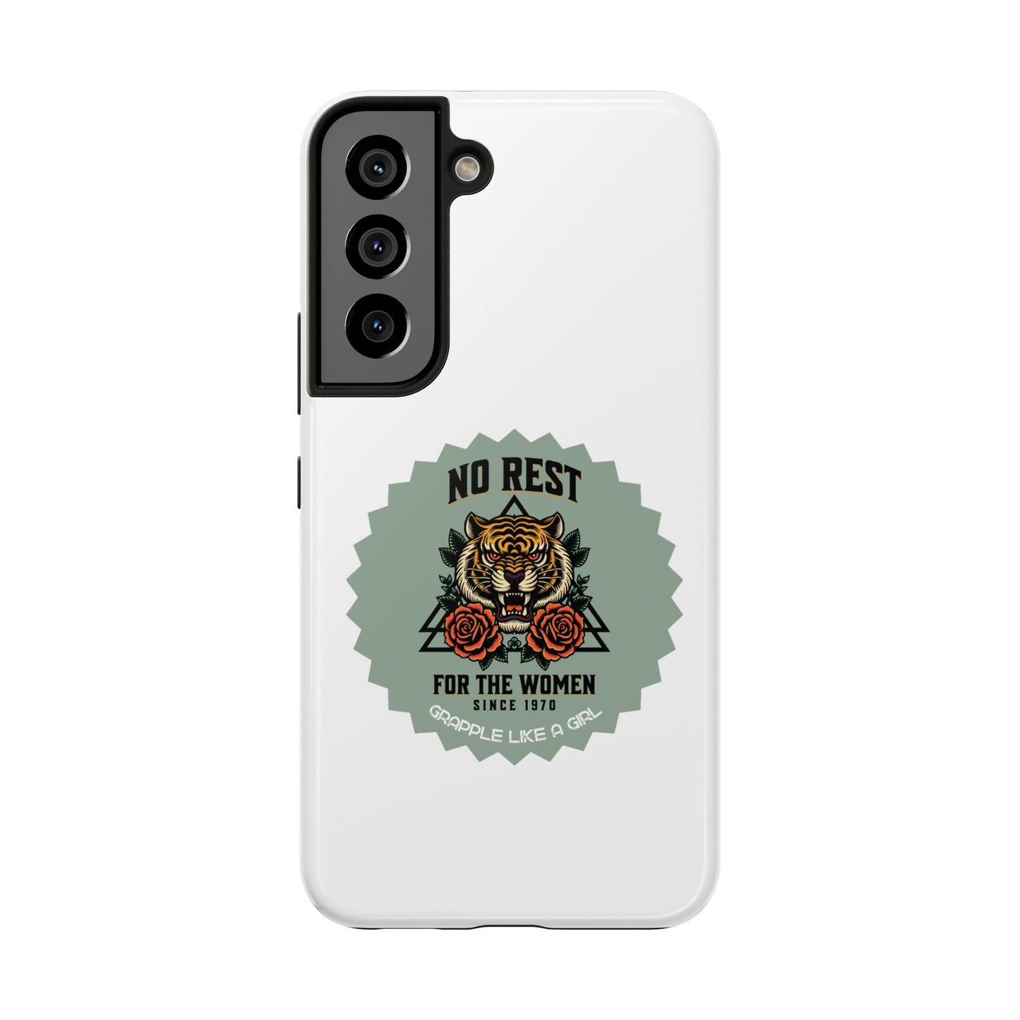 Women's BJJ No Rest for the Women Tough iPhone Cases