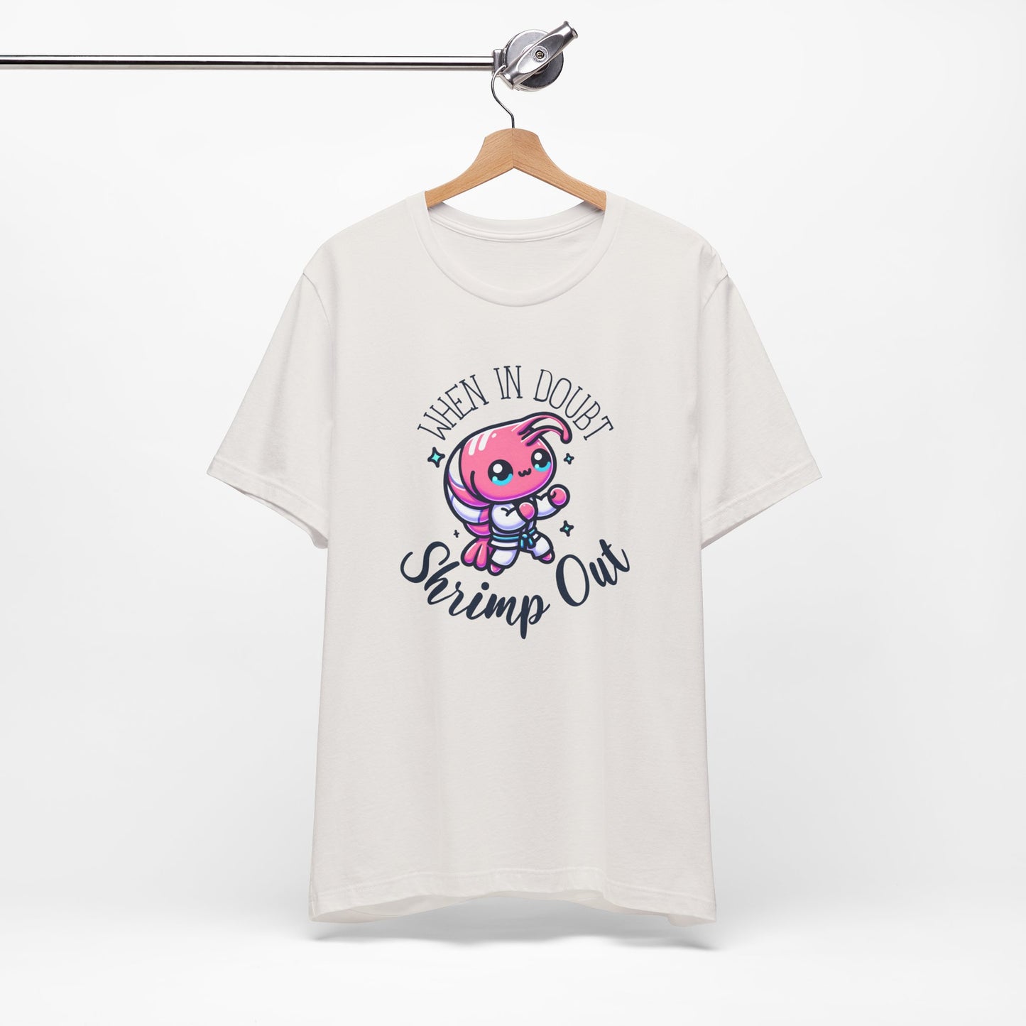 Jiu Jitsu When in Doubt Shrimp Out Female BJJ T-Shirt