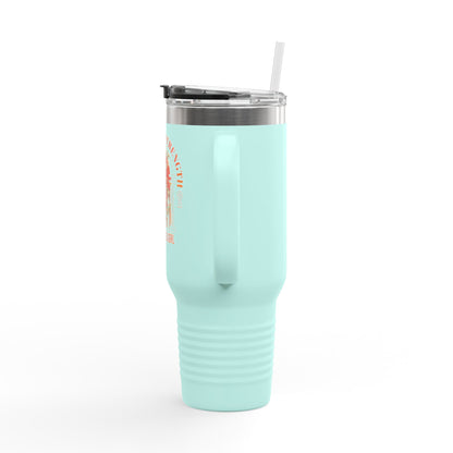 Grapple like a Girl Insulated Travel Mug - 40oz - Growth is Strength